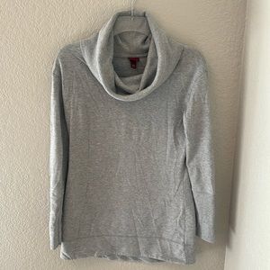 Merona long sleeve cowl neck tunic sweatshirt